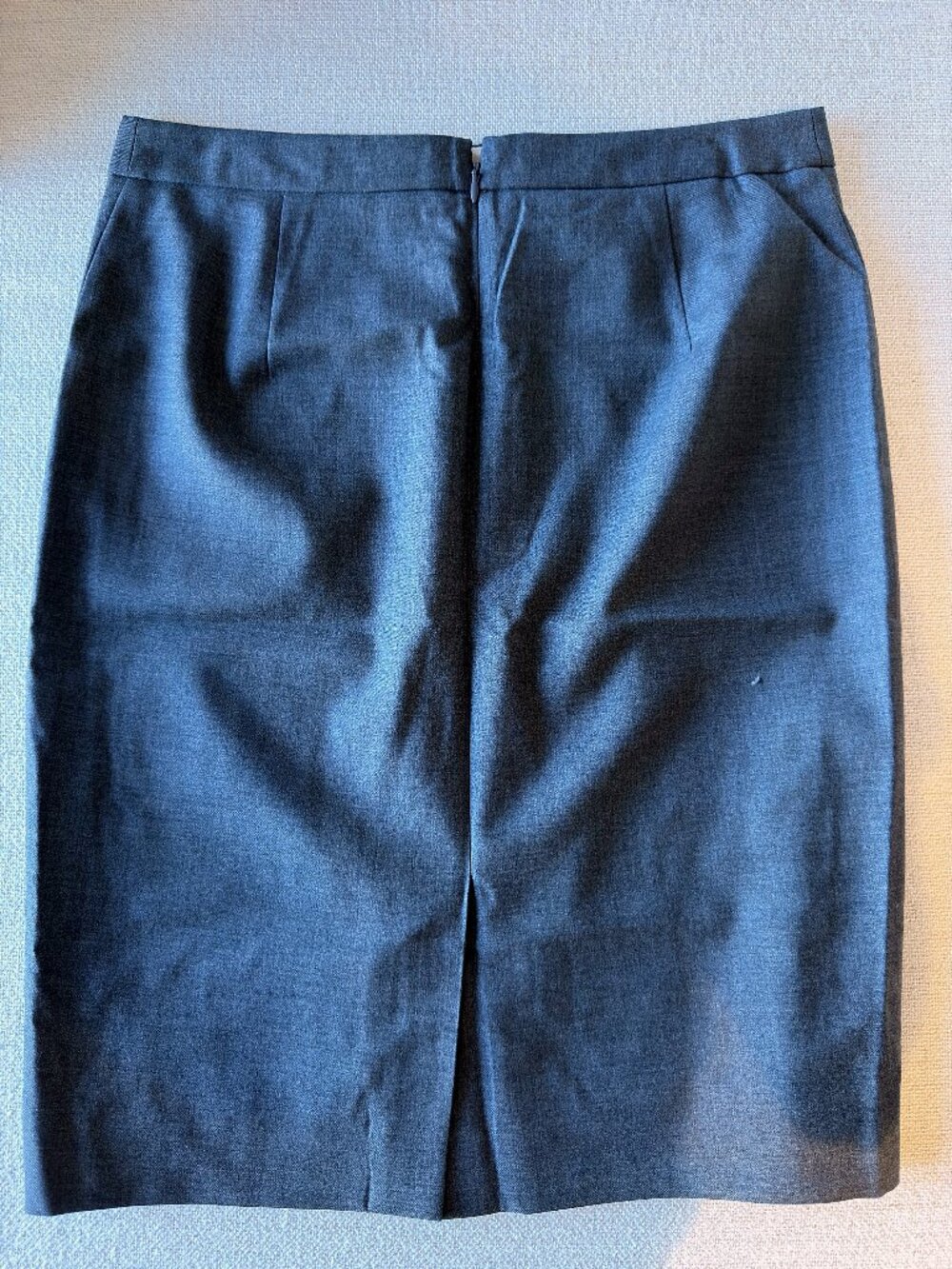 J.Crew No. 2 Pencil Skirt Navy 100% Wool 4